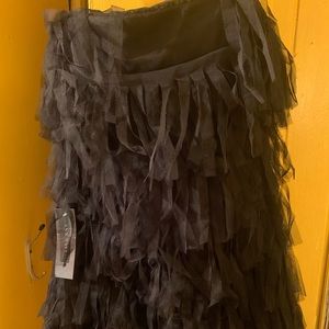 Strapless Black Dress